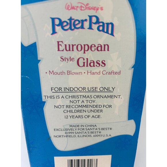 Santa's Best Captain Hook Disney Peter Pan European Mouth Blown Glass Ornament - Picture 12 of 16